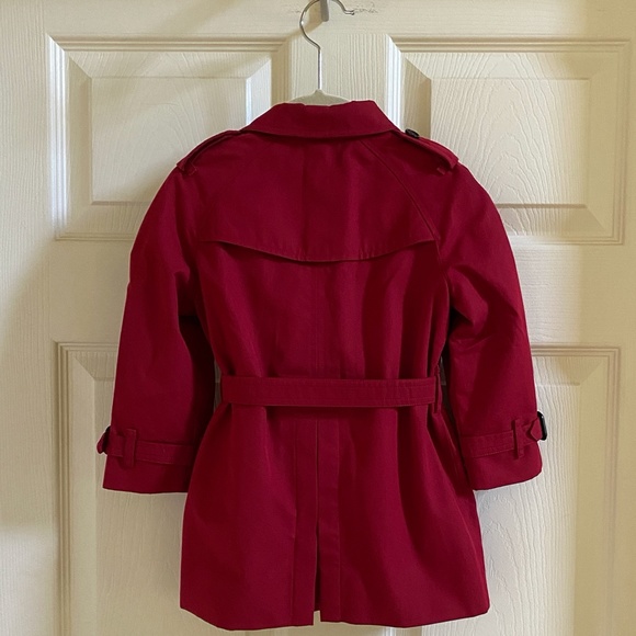 Burberry Red Mini Wiltshire Trenchcoat size 2 - Picture 9 of 16